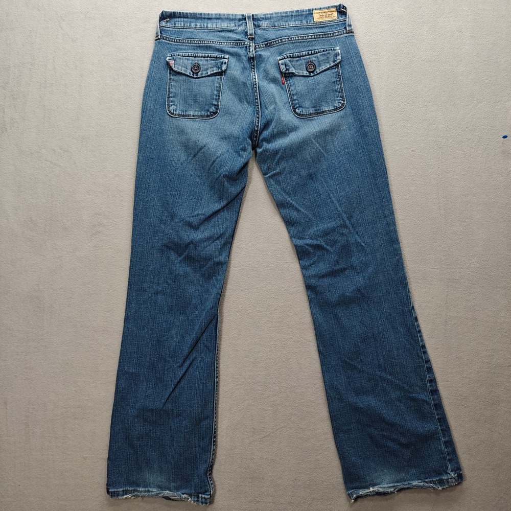 Levi's 545 Jeans Womens 10 Low Bootcut Medium Wash Denim Country Western Casual - Picture 11 of 15